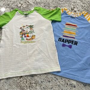 Kids Graphic T-Shirts - Green and Blue JAB creations